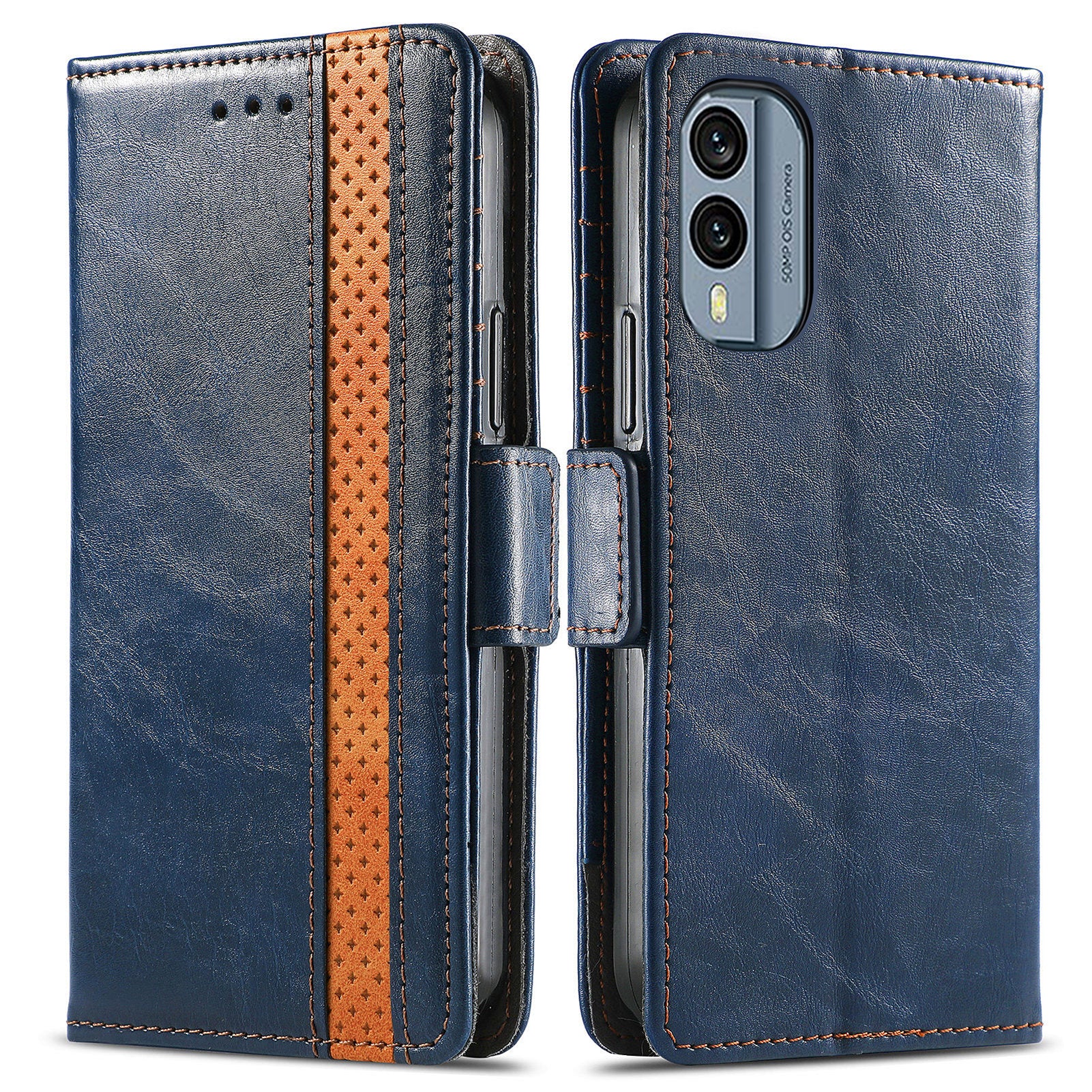 CASENEO 002 Series for Nokia X30 5G PU Leather Wallet Stand Case RFID Blocking Business Splicing Phone Cover CASENEO 002 Series for Nokia X30 5G PU Leather Wallet Stand Case RFID Blocking Business Splicing Phone Cover